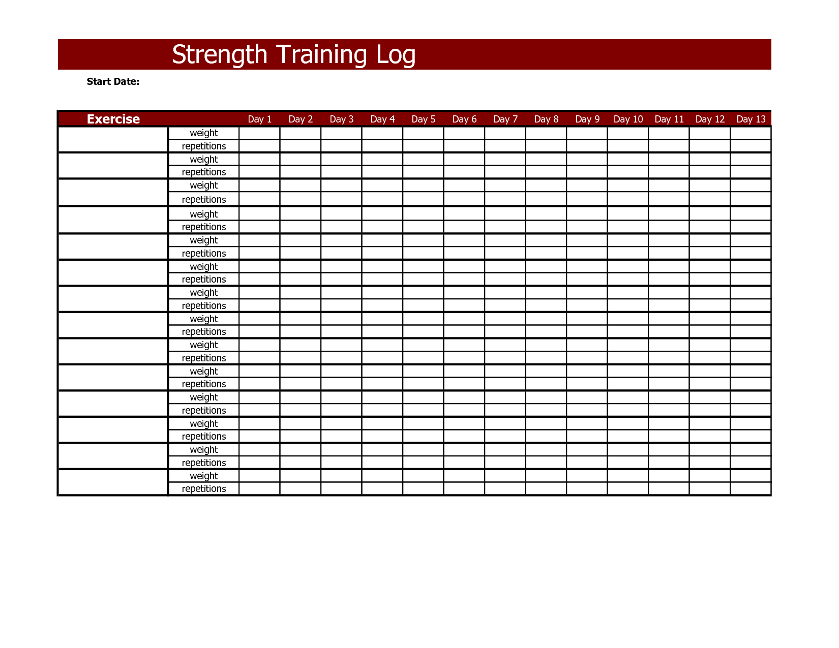 strength and conditioning workout pdf
